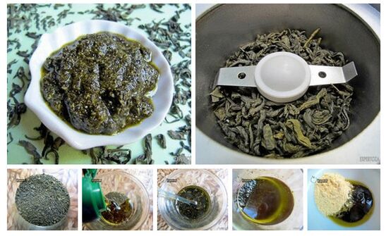 Mascarillas de té verde